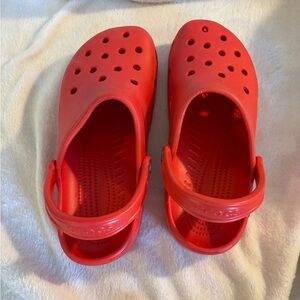 Red Crocs